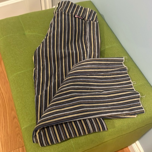 Vintage 90's Bubblegum USA Striped Flare Corduroy low rise pants - Picture 6 of 16
